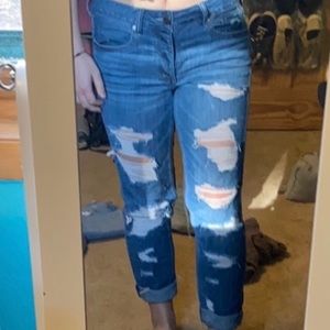 AMERICAN EAGLE TOM GIRL CAPRI SZ 6